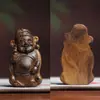 Transmisión en Vivo de Preciosos Amuletos Budistas Tallados, Colgantes de Guanyin para Hombres y Mujeres, Colgantes de Madera Antigua, Collares de Inspiración Zen, Regalos Navideños