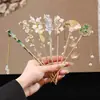 Novo Grampo de Cabelo Antigo Estilo Chinês, Modelo Novo 2026 Grampo de Cabelo, Atacado Versátil High-End Nicho Floral Grampo de Cabelo Acessório de Cabelo