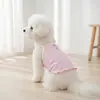 Novo ursinho de pelúcia estilo dopamina para animais de estimação, camisola fina de verão fofa