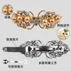 Presilha de Mola com Laço de Pérolas Grandes Estilo Coreano, Grampo de Cabelo Grande com Strass para Mulheres, Acessório de Cabelo Versátil e Elegante para a Parte de Trás da Cabeça