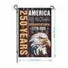 Produto Mais Vendido da Amazon: Bandeira do 250º Aniversário Americano, Faixa do Dia da Independência, Bandeira Comemorativa Patriotica em Forma de Leque para Jardim