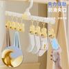 Secador de calcetines para ropa de bebé artículo artefacto percha para ropa de niños percha para ropa del hogar balcón estante multi-funcional para recién nacidos multi-clip