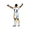 Patches Bordados de Jogador de Futebol Messi C. Mochila de Roupas Estilo Estrela Ronaldo Patches Decorativos DIY