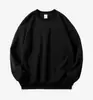 Sudadera de Felpa Pesada con Logo Personalizado, Sudadera Oversize de Cuello Redondo Caída de Hombros para Primavera y Otoño, Sudadera Unisex con Hombro Caído y Texto Impreso