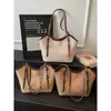 Bolso de Paja de Moda de Verano para Vacaciones para Mujer 2026 Nuevo Estilo Coreano Elegante Simple Tejido Bolso de Hombro Tote para el Día a Día