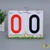 Marcador de PVC de tres dígitos grande e impermeable tipo flip para equipos de baloncesto y fútbol