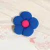 Broches de Flor de Cinco Pétalos Rellenos de Algodón Tridimensionales de Colores Accesorios para Joyería DIY Accesorios de Joyería Hechos a Mano Materiales para Tocado de Tela Venta al por Mayor