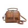 Bolso de mano francés de piel suave de gran capacidad, estilo nicho, para mujer, bandolera de hombro, ligero y combinable, 2024