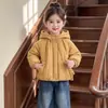 Chaqueta de Algodón con Capucha Estampado de Estrellas para Niñas Transfronteriza 2026 Invierno Nueva Ropa Exterior de Celebridad de Internet Abrigo Cálido Ropa para Niños