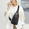 Bolso cruzado diagonal informal de negocios para hombre, bolso de pecho de gran capacidad para exteriores, novedad de 2023