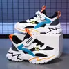 8938 Zapatos Deportivos para Niños Otoño Invierno Cuero Zapatos Grandes de Algodón Forro Polar para Niños Niño Grande Estudiante de Primaria Zapatos para Correr Casual