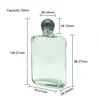Botella de Vidrio para Perfume Tapa Acrílica Verde Lujo Se Puede Imprimir Logo Bayoneta Botella de Perfume Transparente