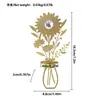 Portavelas Plegable de Hierro Acrílico Innovador Vela de Aromaterapia Muy Recomendado Pared de Flores Colgante Nuevo Producto Transfronterizo