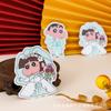2025 Caja de Dulces Transparente Nueva para Boda Tarjeta Plegable Creativa Cabeza Bolsa de Azúcar Pequeña Linda Nueva Bolsa de Dulces Casera DIY