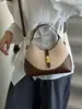 Bolso de Mano de Color Contrastante de Alto Gama para Otoño e Invierno Bolso de Hombro Simple y Versátil para Mujer Bolso Cruzado de Nicho para Mujer