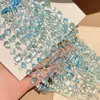 Pulsera ajustable de flor geométrica de circón, lujo ligero, alta gama, elegante, diseño único, joyería versátil para mujer
