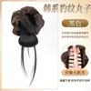 Peruca para Mulheres com Estampa de Leopardo Rabo de Cavalo Baixo Coque Peruca com Presilha de Garra, Peruca de Rabo de Cavalo Baixo Fofa e Volumosa