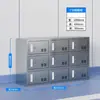 Fábrica de zapateros de acero inoxidable taller de purificación libre de polvo laboratorio taburete para zapatos zapatero de acero inoxidable de una cara doble cara con puerta