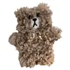Bonito de pelúcia dos desenhos animados hairpin urso marrom boneca outono e inverno lado clipe patch bb clipe quebrado clipe de cabelo doce cocar