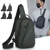 Bolsa de Peito Masculina Estilo Novo Transfronteiriça, Bolsa de Ombro de Negócios Casual e Versátil, Bolsa Transversal Leve da Moda para Esportes de Grande Capacidade