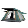 Tienda de campaña para exteriores de goma negra plegable automática para 3-4 personas, protección solar para la playa, apertura rápida, fabricante de tiendas de campaña personalizadas
