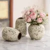Vaso Cerâmico Retrô Estilo Country Americano para Flores Frescas, Mini Plantas Verdes em Vasos para Sala de Estar, Pequenos Enfeites de Mesa