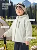 Europa Derecha Niños Niñas Abrigo Invierno Más Terciopelo 2026 Nuevo Bebé Top Ropa Impermeable Ropa de Invierno Niños Niños Ropa