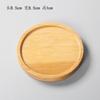 Porta-copos de Bambu, Retangular, Formato Irregular, Tapetes para Xícara de Chá de Vários Tamanhos, Tapetes para Vasos de Flores, Porta-copos de Bambu Redondo com Logo DIY