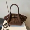 Bolso de Diseño de Nicho de Gama Alta para Mujer Otoño 2026 Nueva Moda Versátil Bolso Cubo Simple Bolso de Hombro Cruzado