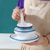Plato de Melamina A5 Plato Imitación Porcelana Azul Marino y Blanco Resistente a Roturas Tazón para Fideos Taza Cuchara Vajilla de Mesa Vajilla Comercial Al por Mayor Forma Redonda