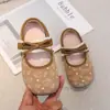 Zapatos Individuales Bajos de Dibujos Animados Retro para Niñas Primavera/Otoño con Lazo de Encaje Suela Suave Zapatos Mary Jane para Niños Pequeños Zapatos de Princesa
