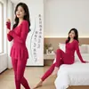 Conjunto Auténtico de Ropa Moldeadora para Mujer, Cuello Redondo, Jacquard, No Hace Bolitas, Calidad de Primera Clase, Autorizado, Precio Bajo
