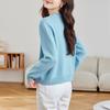 Cardigã de Tricô para Primavera Antecipada para Mulheres 2026 Novo Estilo Curto com Lantejoulas Moda Elegante Versátil Casaco Suéter Top de Manga Longa
