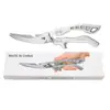 Tijeras de hueso para pollo de alta resistencia, hechas de acero inoxidable, con un mango multifuncional de PP, adecuadas para cortar huesos de pescado y alimentos en la cocina