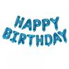Conjunto de Balões de Filme de Alumínio com Letras em Inglês 'Happybirthday' e 'Happy Birthday' de 16 polegadas Decoração de Cena de Festa