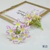Fio de lírio de cristal de simulação decoração de prato de restaurante adereços para fotos cocar de minoria étnica grampo de cabelo flor produção