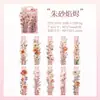 Pacote de Adesivos Transfronteiriços Zabc Série Flores Penduradas Caderno de Anotações Adesivos Decorativos DIY Adesivos de Material Base 4 Tipos