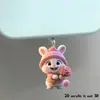  Coelho 2D Pequeno Segurando Flores Popular Transfronteiriço Acrílico Plug de Poeira para Celular Tipo Pingente Tipo-C