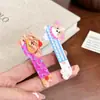 Pinza para el pelo de perro larga, colorida, con láser, linda, femenina, versátil, clip para el pelo japonés y coreano, accesorio para el pelo de dibujos animados para estudiantes, para niñas