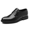 Sapatos de Couro Masculinos, Roupa Formal de Negócios, Casual para Quatro Estações, Respirável, Para o Dia a Dia, Solado Macio, Estilo Britânico, Sapatos de Casamento para o Noivo, Drop Shipping