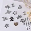 Case de Telefone Metálico Galvanizado Urso Sense Amor Diamante Estrela de Cinco Pontas Sapato com Furos Acessórios de Resina Acessórios DIY