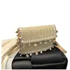 Bolso de Paja Pequeño Fragante de Verano para Mujer 2025 Nuevo Exquisito Bolso de Hombro Cruzado con Cadena Diseño Nicho Bolso Tejido