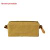Estojo para lápis personalizado em papel DuPont lavável, bolsa para cosméticos em papel kraft, bolsa de armazenamento ecológica para artigos de higiene pessoal com zíper.