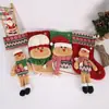 Decoraciones Navideñas Calcetines Navideños Calcetines de Dulces Navideños Colgantes para Árbol de Navidad Bolsas de Regalo Hombre de Jengibre Calcetines Navideños