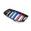 Adequado para grade de para-choque dianteiro de carro BMW Série 3 E90 2008-2011 ABS com dupla ripa cor M para-choque dianteiro