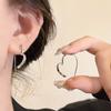 Aretes Casuales Ins Estilo Cool Corazón Aguja Aretes Diseño Nicho para Mujer Aretes al Mayoreo