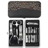 En Stock Juego de 12 Cortauñas de Acero Inoxidable Kit de Belleza Juego de Herramientas de Manicura Cortauñas Regalo Promocional Al Por Mayor