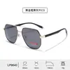 Gafas de Sol Estilo Europeo y Americano Doble Puente Aviador Metal, Modernas Retro Polarizadas Alta Definición, Protección UV, Venta al por Mayor para Hombres