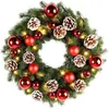 2026 Nuevo Más Vendido de Amazon Decoraciones de Corona de Navidad Colgantes para Puerta Regalos Arreglo de Escena de Pared Regalos