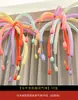 Decoraciones de Globos de Fuegos Artificiales de Tira Larga de Color Dopamina Montaje de Escena de Cumpleaños con Dopamina Globos de Atrezzo para el Ambiente